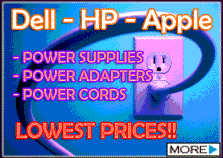 Dell, HP, Apple Power Adapters, Supplies, Cords at lowest prices possible